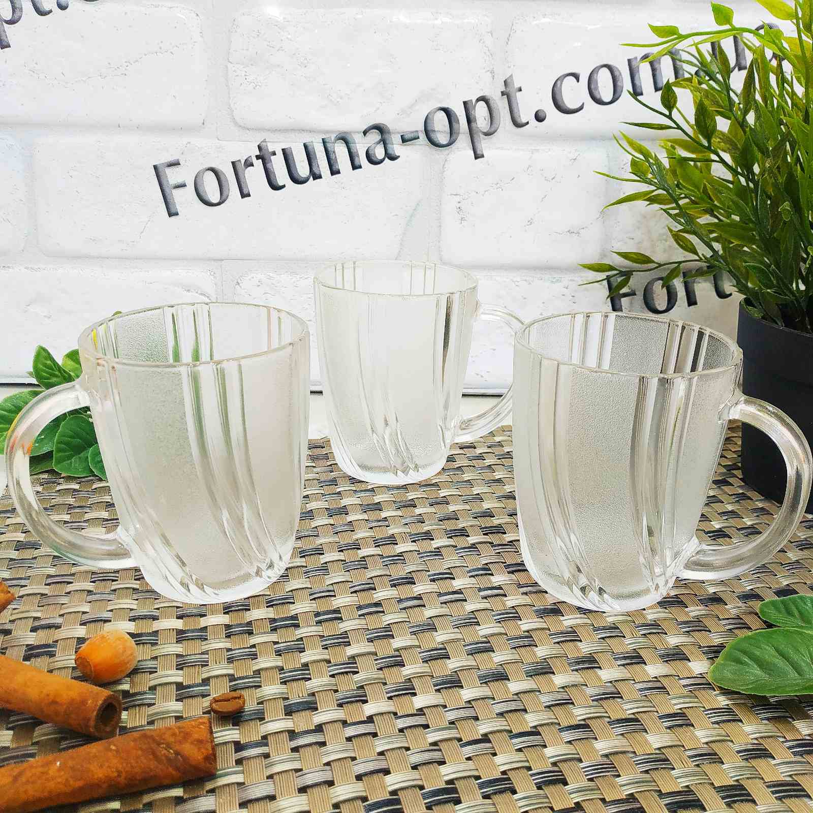 Чашка стеклянная 250 мл 6276 ✅ базовая цена 35.63 грн. ✔ Опт ✔ Скидки ✔ Заходите! - Интернет-магазин ✅ Фортуна-опт ✅