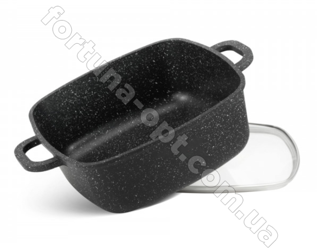 Казан квадратный с крышкой Edenberg EB - 8112 - 3,7 л/22 см ✅ базовая цена $25.97 ✔ Опт ✔ Скидки ✔ Заходите! - Интернет-магазин ✅ Фортуна-опт ✅