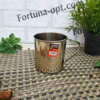 Кружка из нержавеющей стали 9 см A-Plus - 0274 ✅ базовая цена $0.91 ✔ Опт ✔ Акции ✔ Заходите! - Интернет-магазин Fortuna-opt.com.ua.