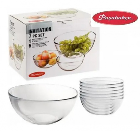 Набор салатников "Инвитейшн" (6+1) 98331 ✅ базовая цена 252.04 грн. ✔ Опт ✔ Скидки ✔ Заходите! - Интернет-магазин ✅ Фортуна-опт ✅