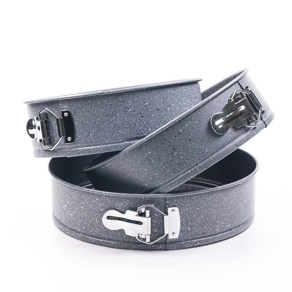 Набор разъемных форм с мраморным покрытием (18/20/22 см) Stenson - 3777 ✅ базовая цена $11.75 ✔ Опт ✔ Скидки ✔ Заходите! - Интернет-магазин ✅ Фортуна-опт ✅