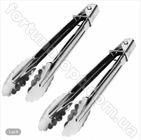 Щипцы сервировочные металлические Empire EM - 304 (ш1 1-420) ✅ базовая цена 34.51 грн. ✔ Опт ✔ Скидки ✔ Заходите! - Интернет-магазин ✅ Фортуна-опт ✅