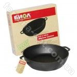 Сковорода жаровня чугунная Биол 28 см 03281  ✅ базовая цена 313.31 грн. ✔ Опт ✔ Акции ✔ Заходите! - Интернет-магазин Fortuna-opt.com.ua.