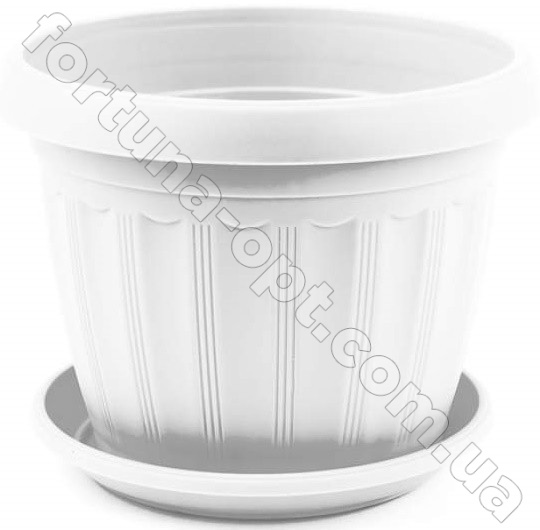 Горшок цветочный Терра 14*11 см - 0322 ✅ базовая цена 13.84 грн. ✔ Опт ✔ Скидки ✔ Заходите! - Интернет-магазин ✅ Фортуна-опт ✅