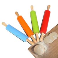 Скалка силиконовая с деревянными ручками Frico FRU - 847➜ Оптом и в розницу ✅ актуальная цена -Интернет магазин ✅ Фортуна ✅