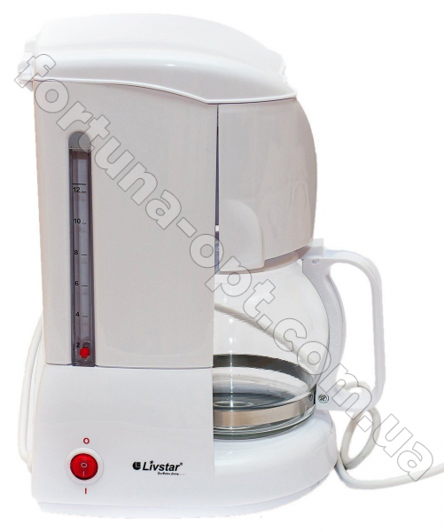 Кофеварка электрическая Livstar LSU - 1188 ✅ базовая цена $13.72 ✔ Опт ✔ Скидки ✔ Заходите! - Интернет-магазин ✅ Фортуна-опт ✅