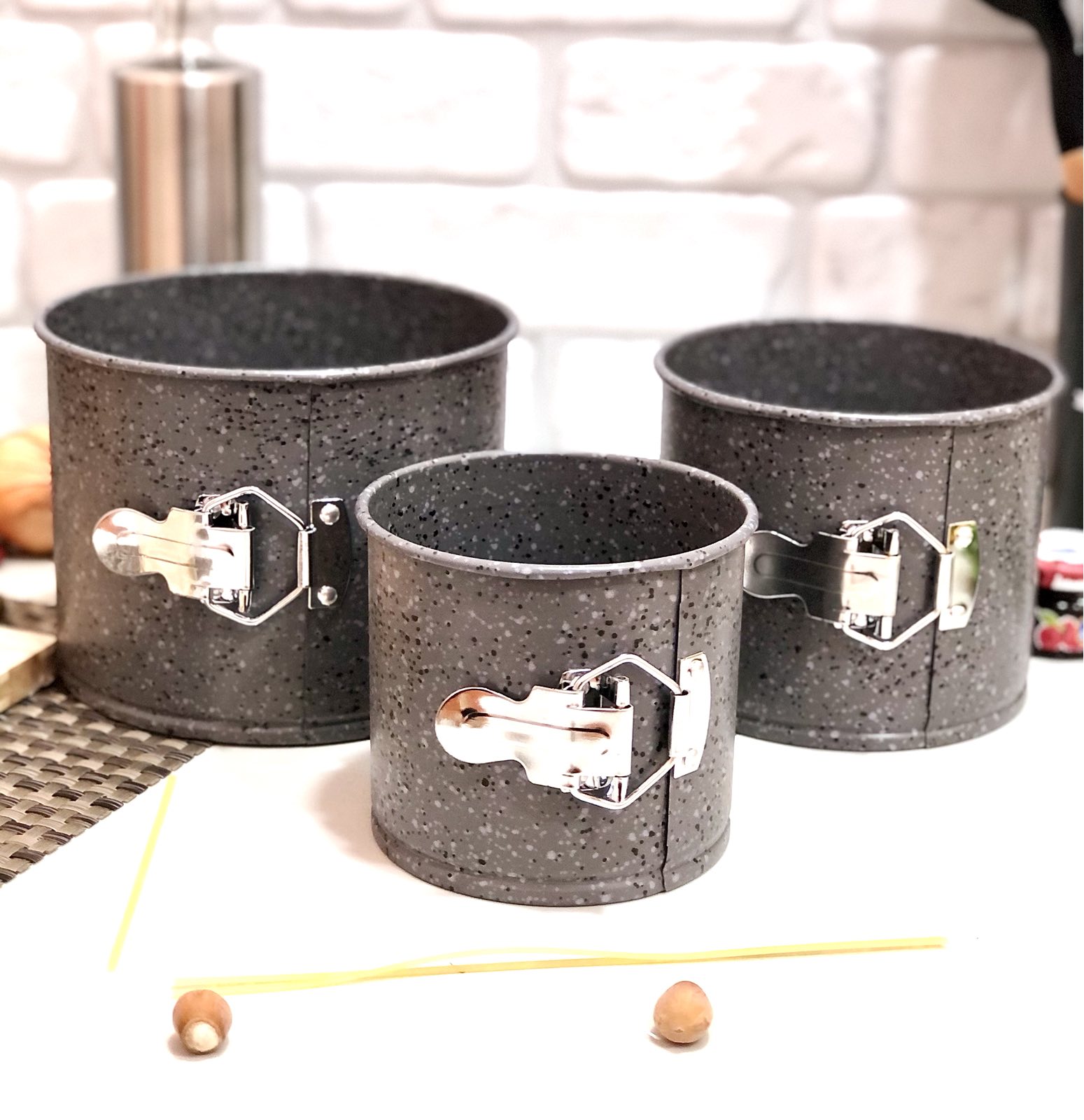 Набор разъемных форм с мраморным покрытием для выпечки пасхи A - Plus - 1119 - 3 шт ✅ базовая цена $8.83 ✔ Опт ✔ Скидки ✔ Заходите! - Интернет-магазин ✅ Фортуна-опт ✅