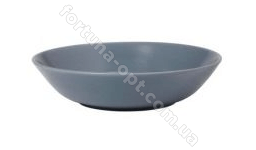 Тарелка керамическая серая 800 мл 4188-11 ➜ Оптом и в розницу ✅ актуальная цена - Интернет магазин ✅ Фортуна ✅