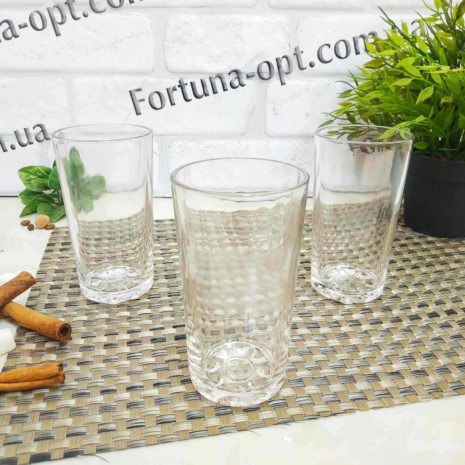 Стаканы "Ecomo" 6 шт/набор 240 мл высокие 0240 ✅ базовая цена 148.59 грн. ✔ Опт ✔ Скидки ✔ Заходите! - Интернет-магазин ✅ Фортуна-опт ✅