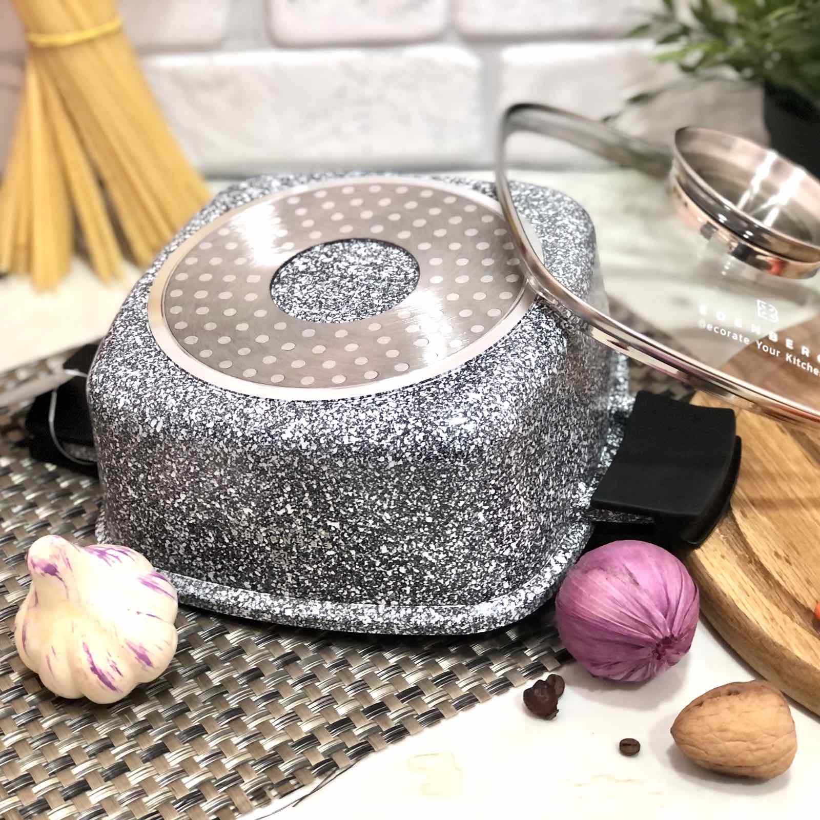 Казан - жаровня с крышкой Edenberg EB - 3971 - 2,8 л - 20 см✅базовая цена$23.85✔Опт✔Скидки✔Заходите! - Интернет-магазин ✅Фортуна-опт ✅