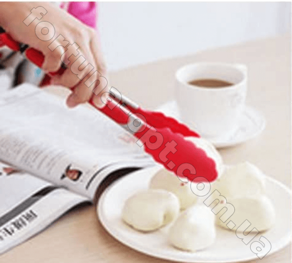 Щипцы кухонные 18 см силиконовые A-Plus - 1829  ✅ базовая цена $1.61 ✔ Опт ✔ Скидки ✔ Заходите! - Интернет-магазин ✅ Фортуна-опт ✅