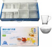 Набор салатник 13 см + кружки 250 мл 8 предметов Helios - 6278 ✅ базовая цена 133.20 грн. ✔ Опт ✔ Акции ✔ Заходите! - Интернет-магазин Fortuna-opt.com.ua.