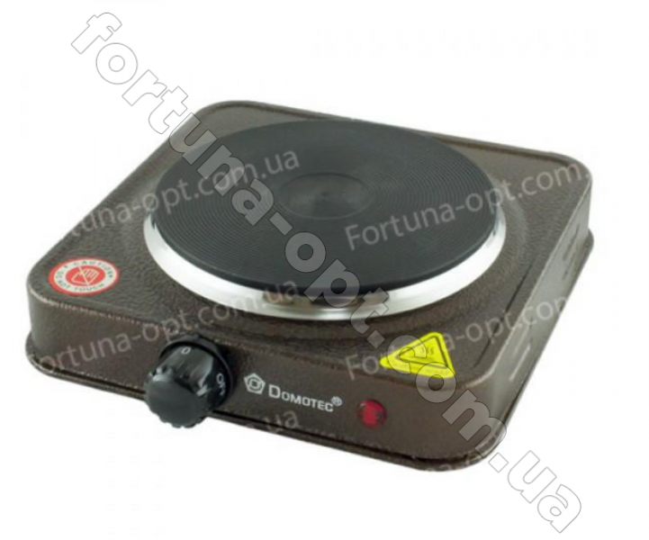 Электрическая плита с одной конфоркой Domotec -  5821 (1000 вт) ✅ базовая цена $10.45 ✔ Опт ✔ Скидки ✔ Заходите! - Интернет-магазин ✅ Фортуна-опт ✅