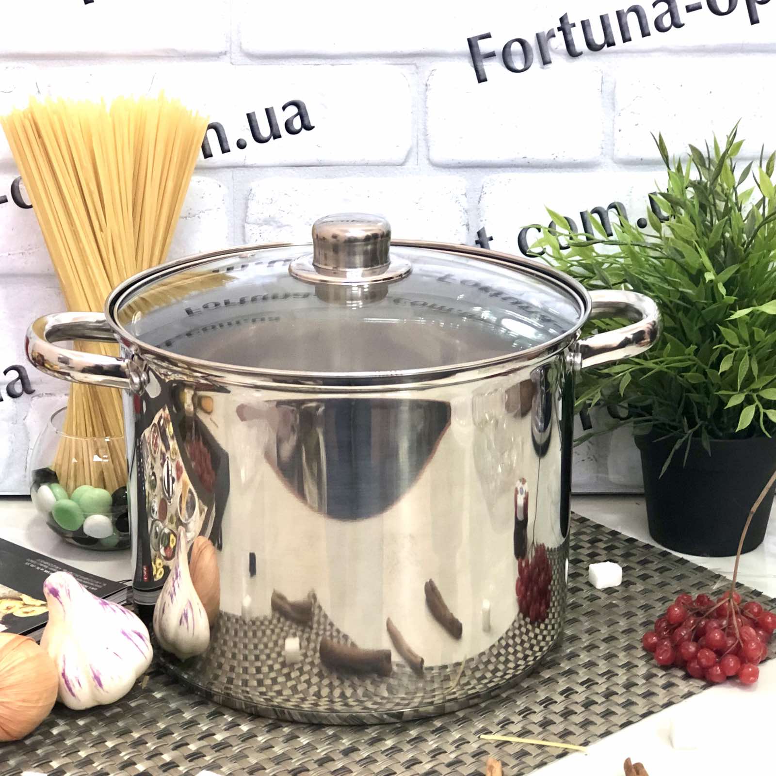 Кастрюля нержавеющая 6,8 л А-Плюс - 1392  ✅ базовая цена $16.10 ✔ Опт ✔ Скидки ✔ Заходите! - Интернет-магазин ✅ Фортуна-опт ✅