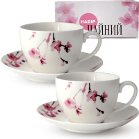 Набор чайный 12 пр 280 мл Идилия 1753-10 ➜ Оптом и в розницу ✅ актуальная цена - Интернет магазин ✅ Фортуна ✅