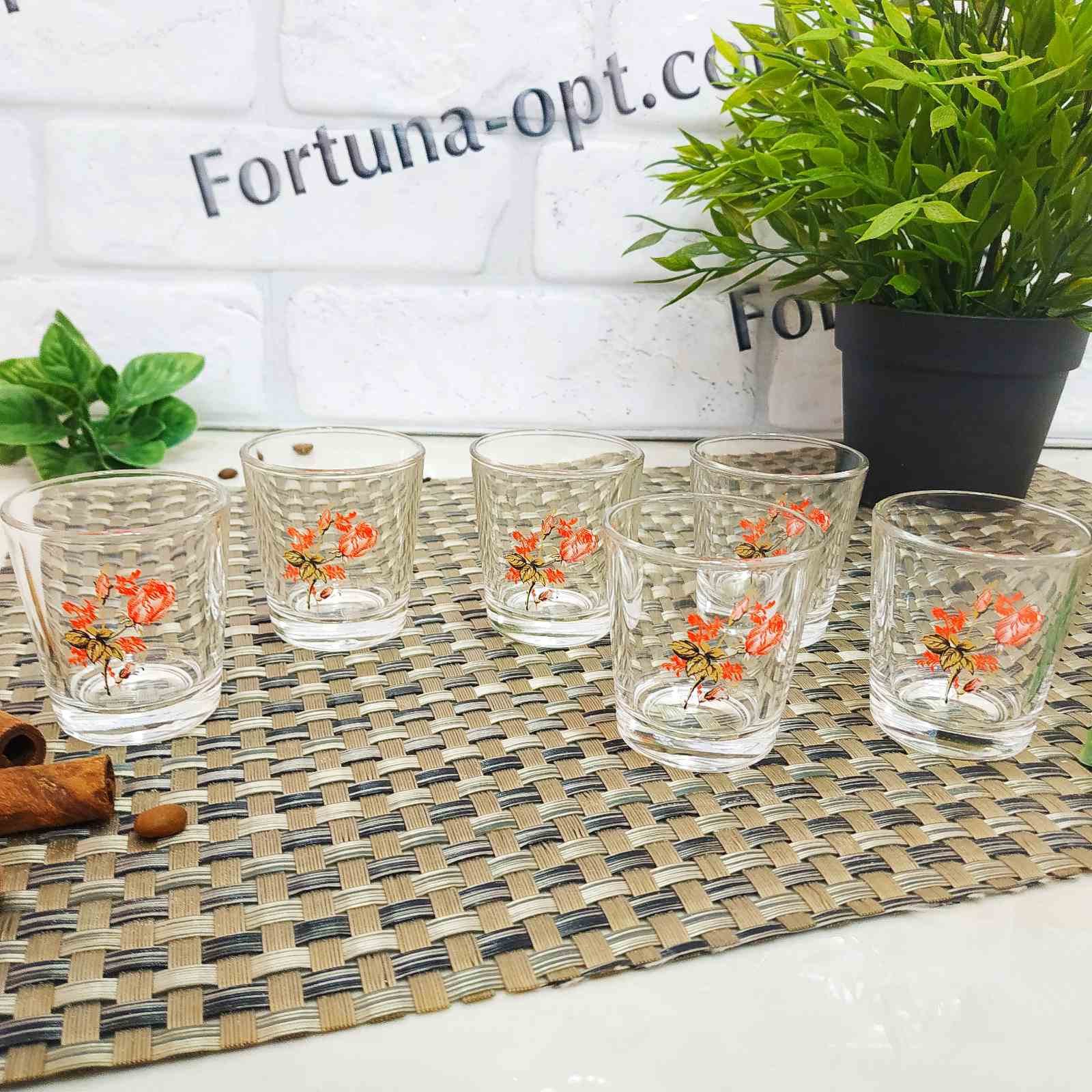 Стопки Классик Успех Цветы 6 шт/наб 50 мл 9158 ✅ базовая цена 91.98 грн. ✔ Опт ✔ Скидки ✔ Заходите! - Интернет-магазин ✅ Фортуна-опт ✅