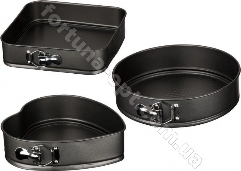 Набор форм для выпечки с антипригарным покрытием Stenson MH - 0122 (3 шт) ✅ базовая цена $9.89 ✔ Опт ✔ Скидки ✔ Заходите! - Интернет-магазин ✅ Фортуна-опт ✅