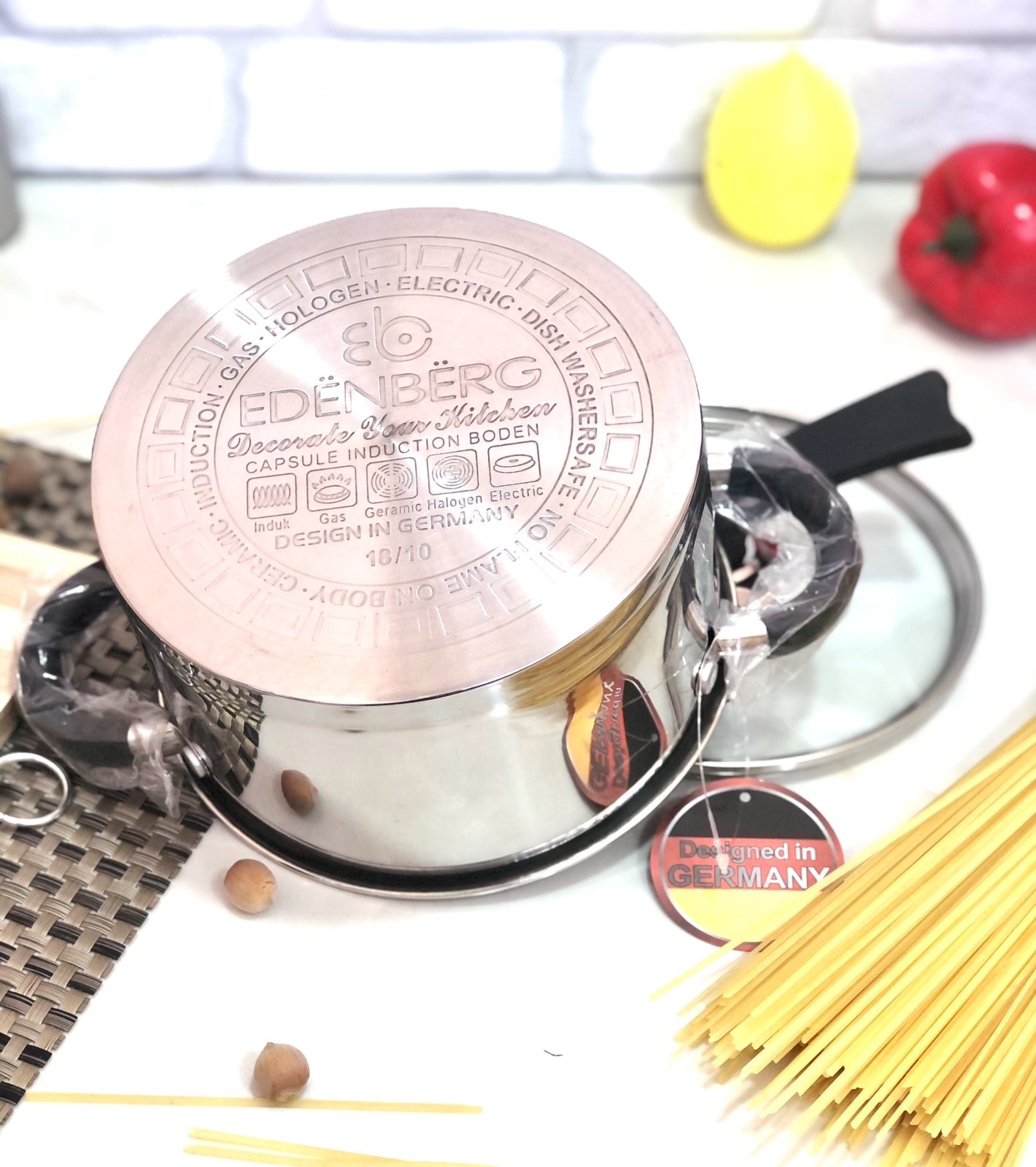 Кастрюля из нержавеющей стали Edenberg EB - 3692 - 1.3 л ✅ базовая цена $8.37 ✔ Опт ✔ Скидки ✔ Заходите! - Интернет-магазин ✅ Фортуна-опт ✅