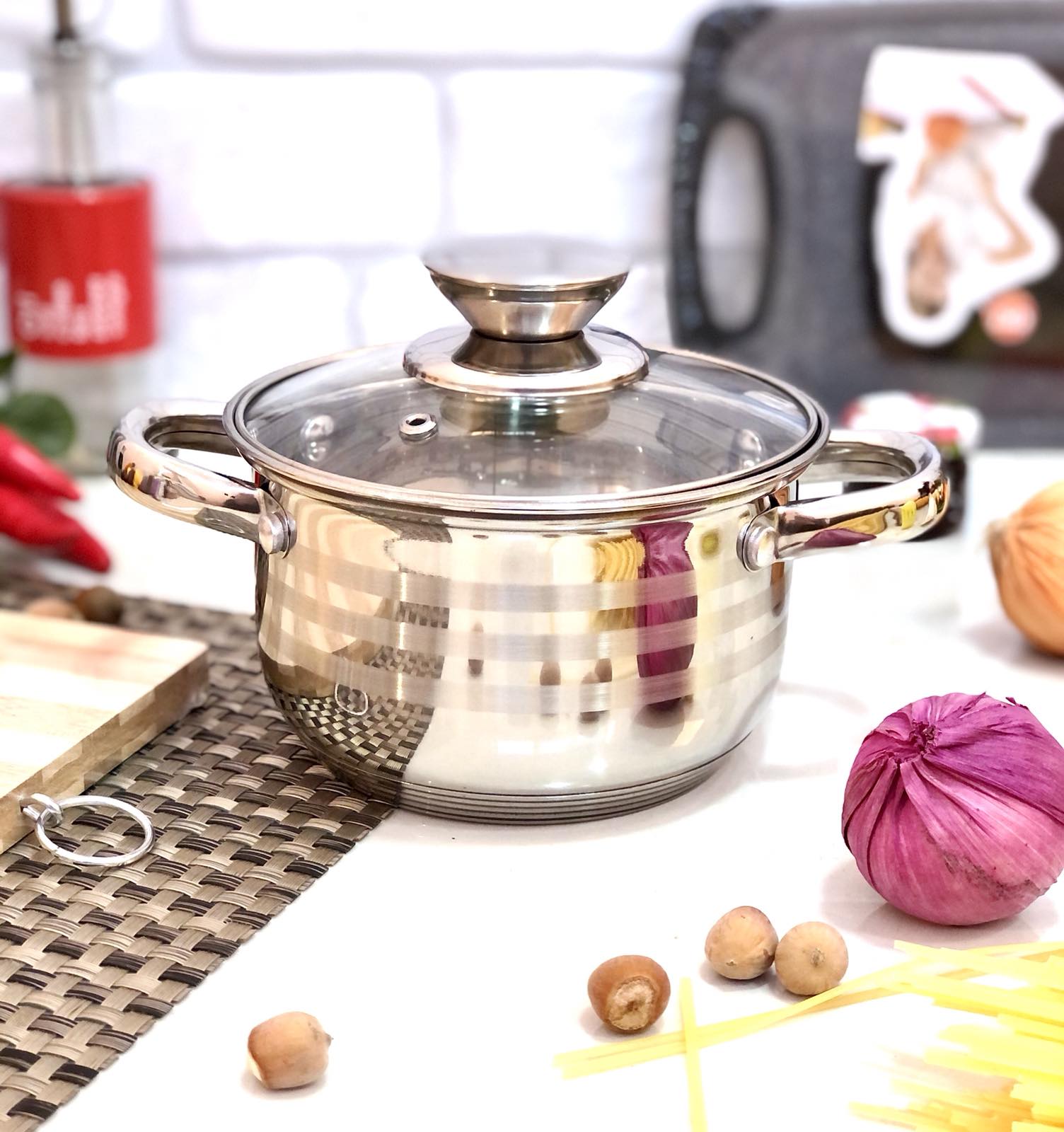 Кастрюля нержавеющая 1,2 л Unique  - 5002 ✅ базовая цена $7.92 ✔ Опт ✔ Скидки ✔ Заходите! - Интернет-магазин ✅ Фортуна-опт ✅