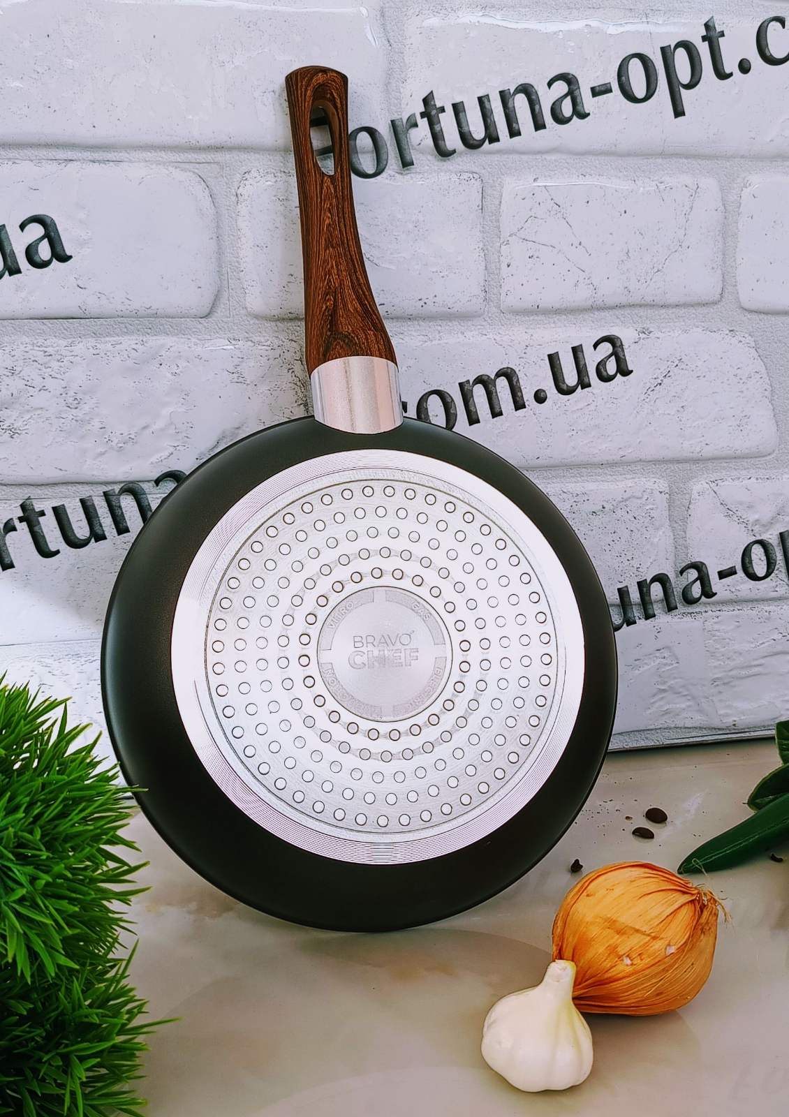 Сковорода 20см Bravo CHEF б/кр 1101-20 ✅ базовая цена 293.49 грн. ✔ Опт ✔ Скидки ✔ Заходите! - Интернет-магазин ✅ Фортуна-опт ✅