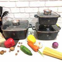 Набор кастрюль серый Top Kitchen - 00025 ✅ базовая цена $46.22 ✔ Опт ✔ Акции ✔ Заходите! - Интернет-магазин Fortuna-opt.com.ua.