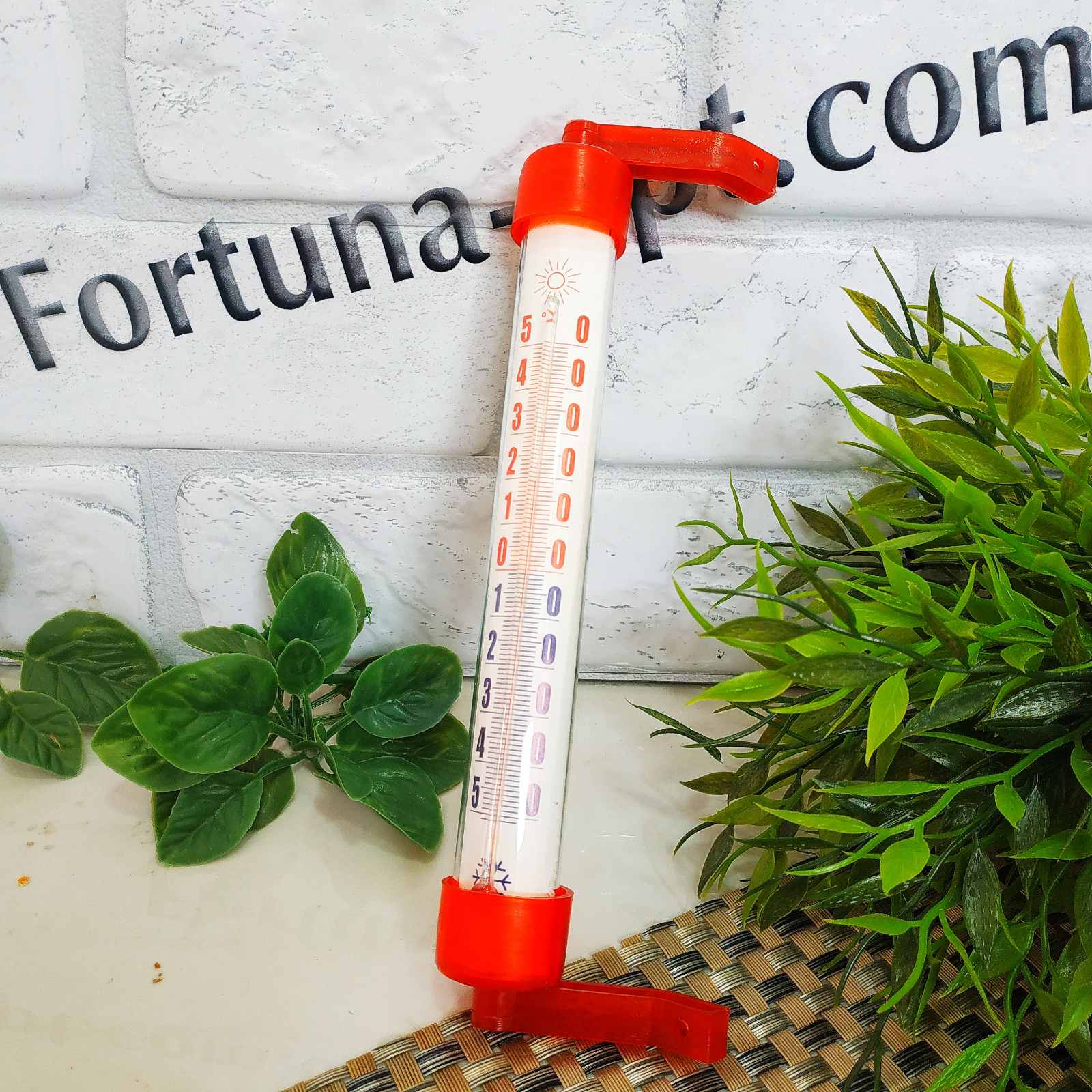 Термометр уличный стеклянный с ножками 8685 ✅ базовая цена 39.96 грн. ✔ Опт ✔ Скидки ✔ Заходите! - Интернет-магазин ✅ Фортуна-опт ✅