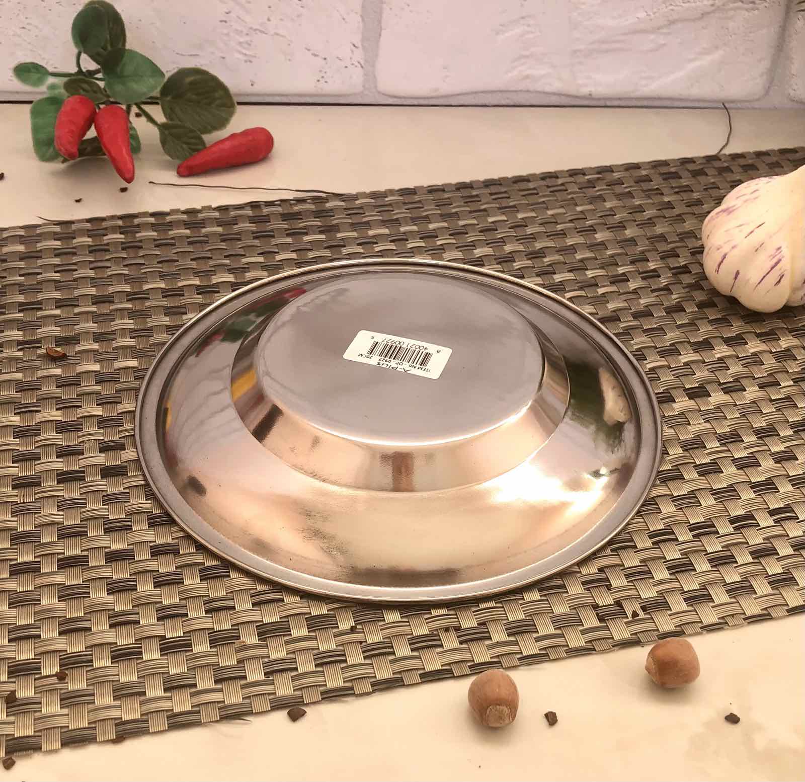 Тарелка нержавеющая д-20 0927  ✅ базовая цена $0.60 ✔ Опт ✔ Скидки ✔ Заходите! - Интернет-магазин ✅ Фортуна-опт ✅