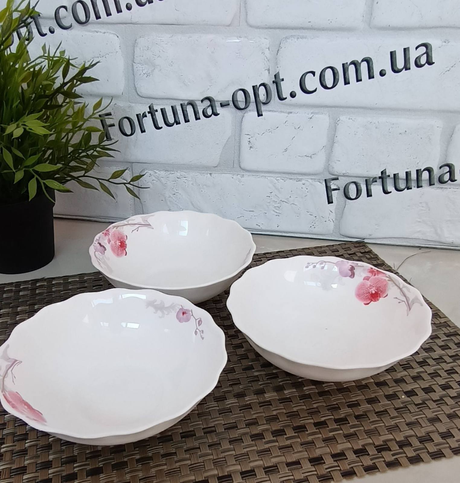 Салатник "6" ст/керам Розовая  Орхидея 30059-61099 (СН) ✅ базовая цена 41.75 грн. ✔ Опт ✔ Скидки ✔ Заходите! - Интернет-магазин ✅ Фортуна-опт ✅