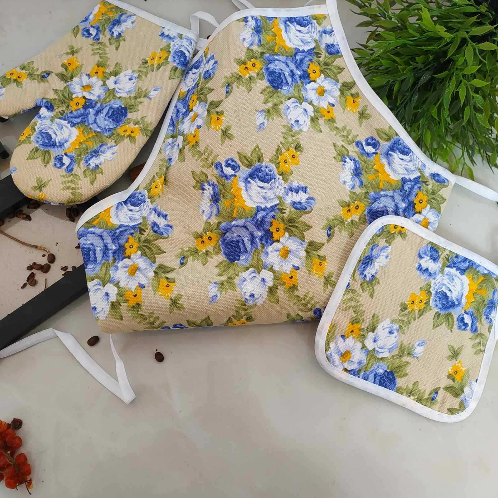 Набор кухонный фартук, рукавица 0303 ✅ базовая цена $2.20 ✔ Опт ✔ Скидки ✔ Заходите! - Интернет-магазин ✅ Фортуна-опт ✅