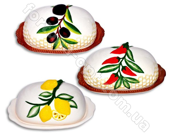 Масленка керамическая Elina EL-4121 ✅ базовая цена 65.60 грн. ✔ Опт ✔ Акции ✔ Заходите! - Интернет-магазин Fortuna-opt.com.ua.