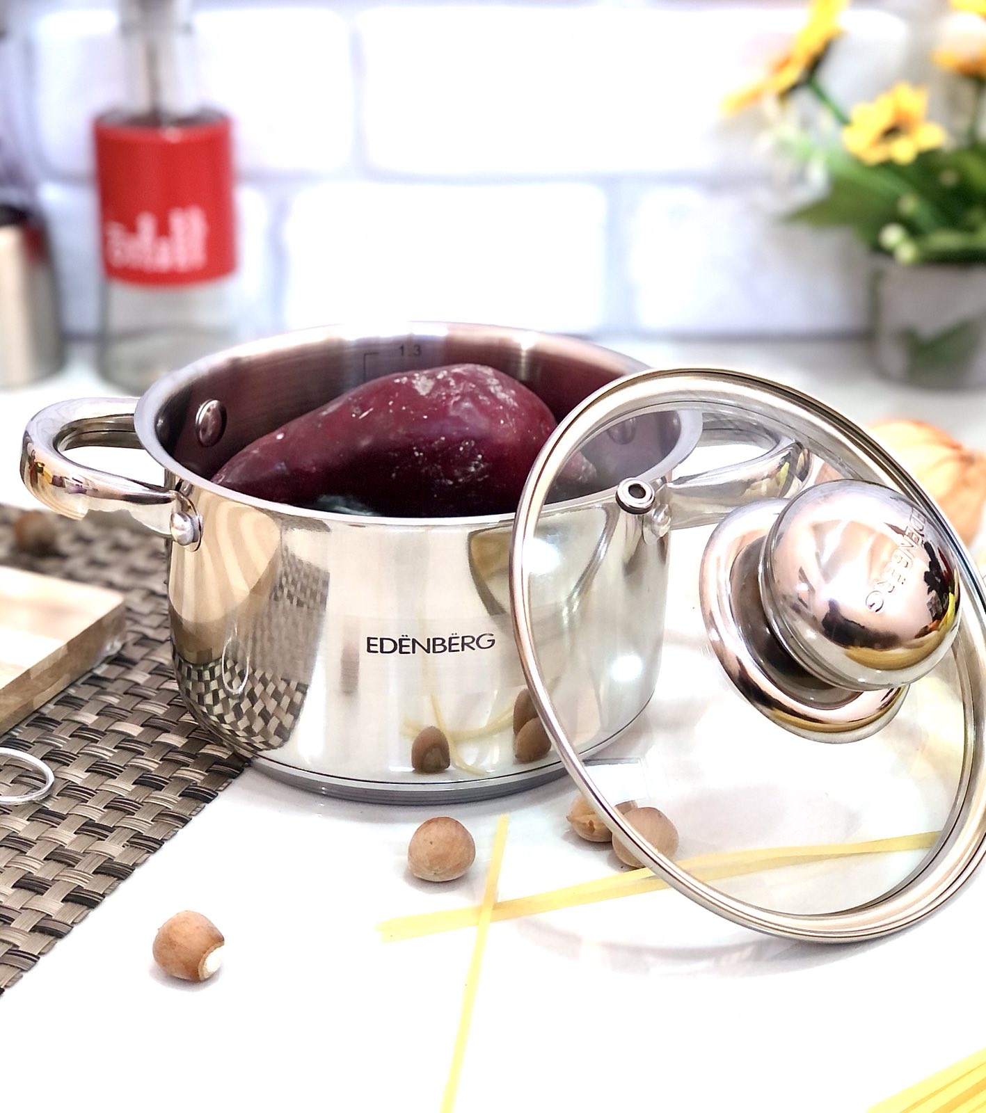 Кастрюля нержавеющая Edenberg EB - 3002 - 1л ✅ базовая цена $11.60 ✔ Опт ✔ Скидки ✔ Заходите! - Интернет-магазин ✅ Фортуна-опт ✅