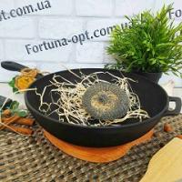 Сковорода чугунная литая б/кр 26х6см с дерев.ручкой Т 305 (СН) ✅ базовая цена 529.19 грн. ✔ Опт ✔ Акции ✔ Заходите! - Интернет-магазин Fortuna-opt.com.ua.