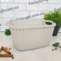 Корзина-плетенка с ручками 32*21.4*16 см - Stenson - 84494 ✅ базовая цена $2.31 ✔ Опт ✔ Акции ✔ Заходите! - Интернет-магазин Fortuna-opt.com.ua.