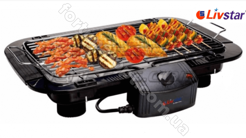 Электрический гриль барбекю Livstar LSU - 1319 ✅ базовая цена $13.95 ✔ Опт ✔ Скидки ✔ Заходите! - Интернет-магазин ✅ Фортуна-опт ✅