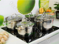 Набор посуды из нержавеющей стали Edenberg EB - 4073 ➜ Оптом и в розницу ✅ актуальная цена - Интернет магазин ✅ Фортуна ✅