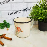 Кружка эмалированная 1,0 л 0107/2 Микс ➜ Оптом и в розницу ✅ актуальная цена -Интернет магазин ✅Фортуна✅