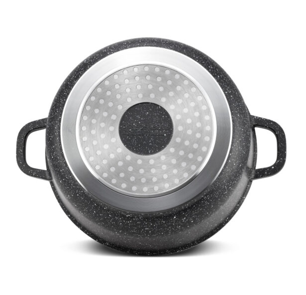 Казан с крышкой черный мрамор Edenberg EB - 8116 - 2,3 л/20 см ✅ базовая цена $17.04 ✔ Опт ✔ Скидки ✔ Заходите! - Интернет-магазин ✅ Фортуна-опт ✅