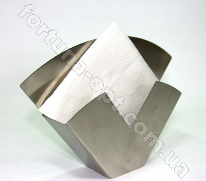 Салфетница нержавеющая Bergner BG - 1208 ➜ Оптом и в розницу ✅ актуальная цена -Интернет магазин ✅ Фортуна ✅