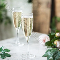 Набор бокалов для шампанского Эдем 210 мл 3 шт. - 14с1776 ➜ Оптом и в розницу ✅ актуальная цена -Интернет магазин ✅ Фортуна ✅ 