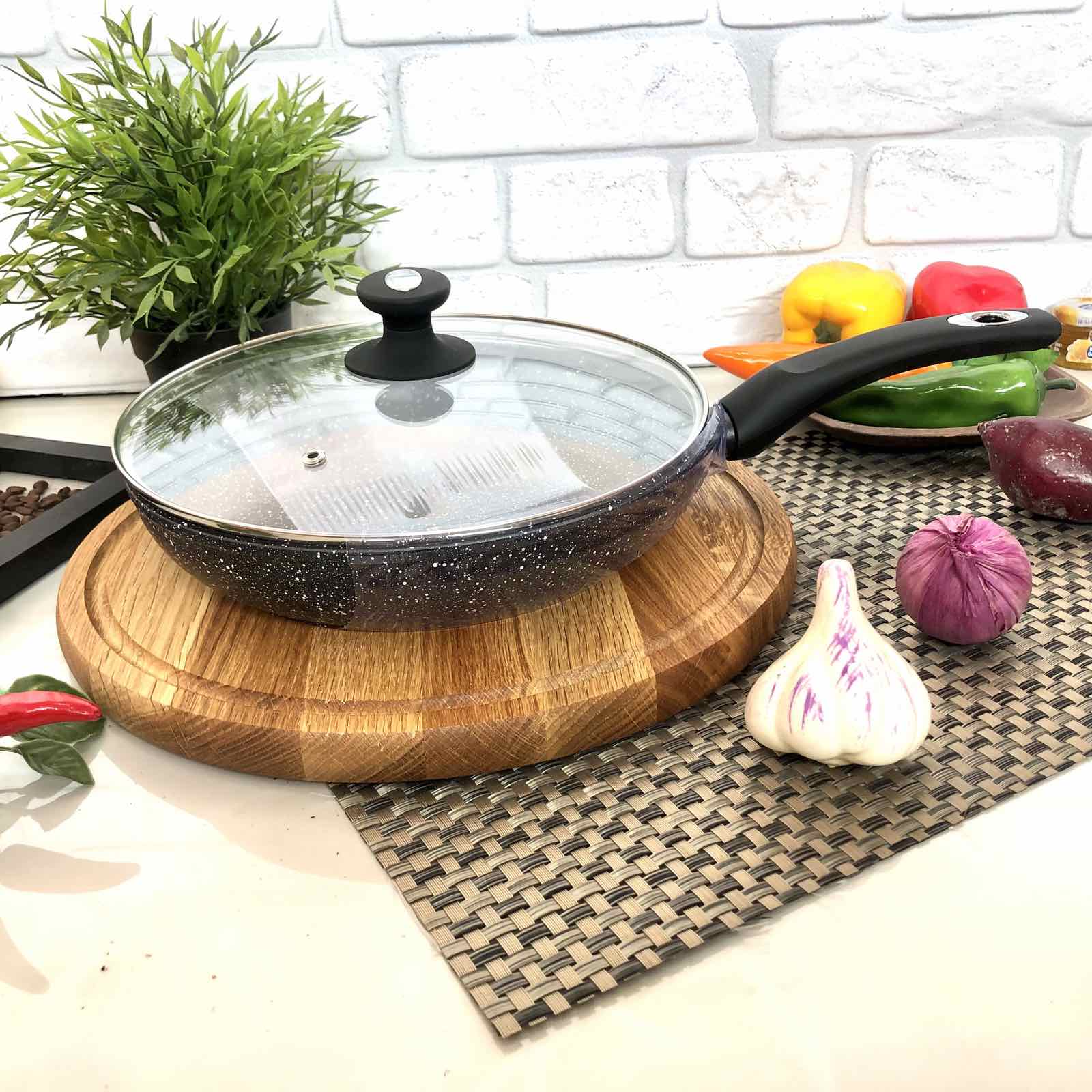 Сковорода с крышкой 26 см Edenberg EB - 4110  ✅ базовая цена $15.50 ✔ Опт ✔ Скидки ✔ Заходите! - Интернет-магазин ✅ Фортуна-опт ✅