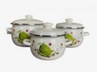 Набор "6926" Лайм 2,5л/3,5л/5,0л сферический стеклянная крышка ✅ базовая цена 1&nbsp;129.54 грн. ✔ Опт ✔ Акции ✔ Заходите! - Интернет-магазин Fortuna-opt.com.ua.