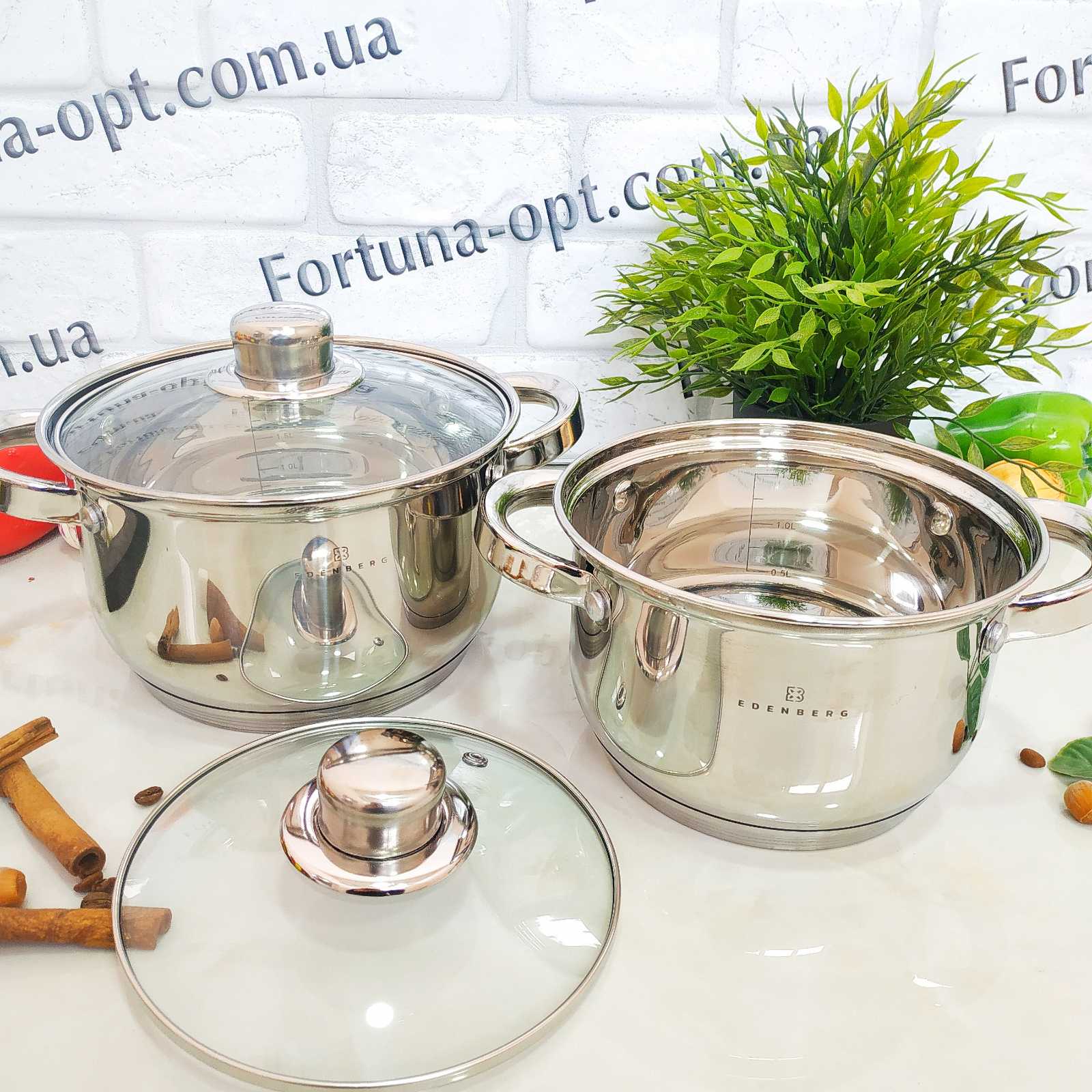 Набор посуды Edenberg EB - 3733 (SW - 9993)➜ Опт и розница ✅ актуальная цена -Интернет магазин ✅ Фортуна ✅