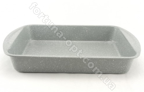 Противень для выпечки с гранитным покрытием A-Plus - 1285 - 40.5х30.5х7 см ➜ Оптом и в розницу ✅ актуальная цена -Интернет магазин ✅ Фортуна ✅