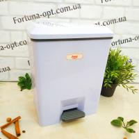 Ведро мусорное пластик с педалью и крышкой микролифт 8.5 л Stenson - 236819 ✅ базовая цена $10.47 ✔ Опт ✔ Акции ✔ Заходите! - Интернет-магазин Fortuna-opt.com.ua.