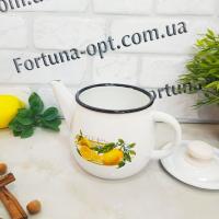Чайник эмалированный 1,0 л 2707/2 Разное ➜ Оптом и в розницу ✅ актуальная цена - Интернет магазин ✅ Фортуна ✅