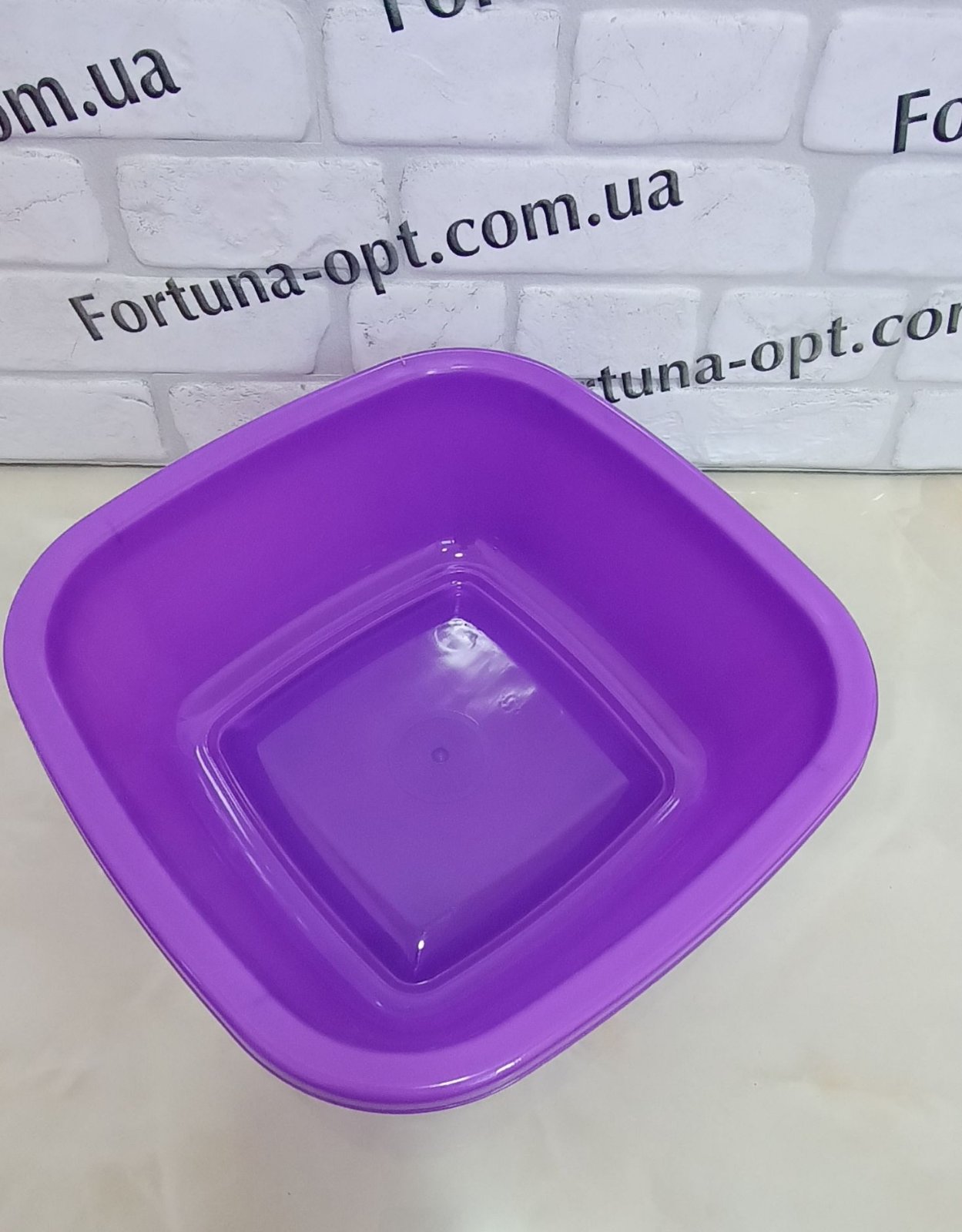 Таз  8,5л квадратный 0851 Юн ✅ базовая цена 70.76 грн. ✔ Опт ✔ Скидки ✔ Заходите! - Интернет-магазин ✅ Фортуна-опт ✅