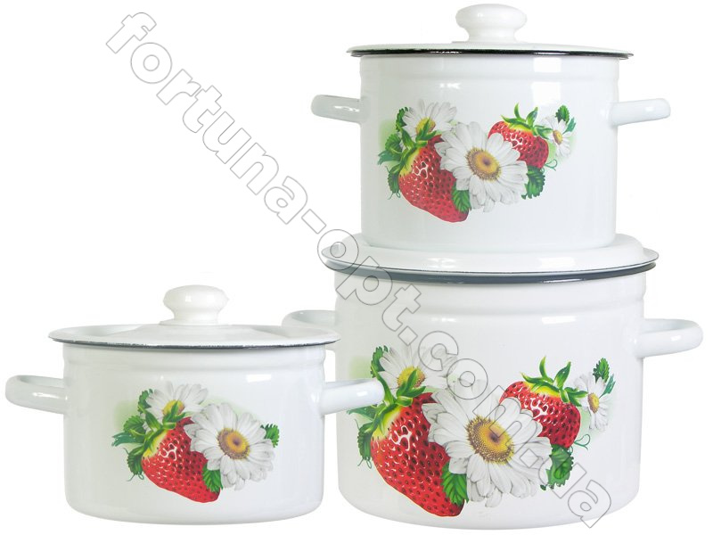 Набор кастрюль 822 Виктория ➜ Оптом и в розницу ✅ актуальная цена -Интернет магазин ✅ Фортуна ✅