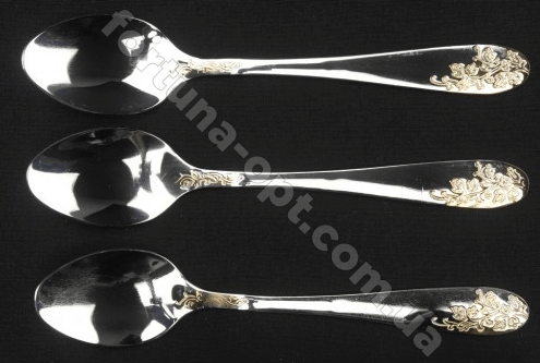 Ложка чайная из нержавеющей стали Цветок A-Plus - 1433 ✅ базовая цена $0.50 ✔ Опт ✔ Акции ✔ Заходите! - Интернет-магазин Fortuna-opt.com.ua.