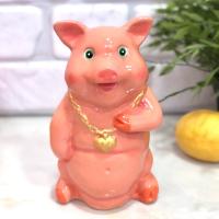 Копилка (свинка с цепочкой) - 2937 ➜ Оптом и в розницу ✅ актуальная цена - Интернет магазин ✅ Фортуна ✅