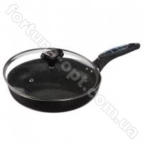 Сковорода с крышкой A-PLUS 26 см (1728) Мраморный ✅ базовая цена $10.92 ✔ Опт ✔ Акции ✔ Заходите! - Интернет-магазин Fortuna-opt.com.ua.